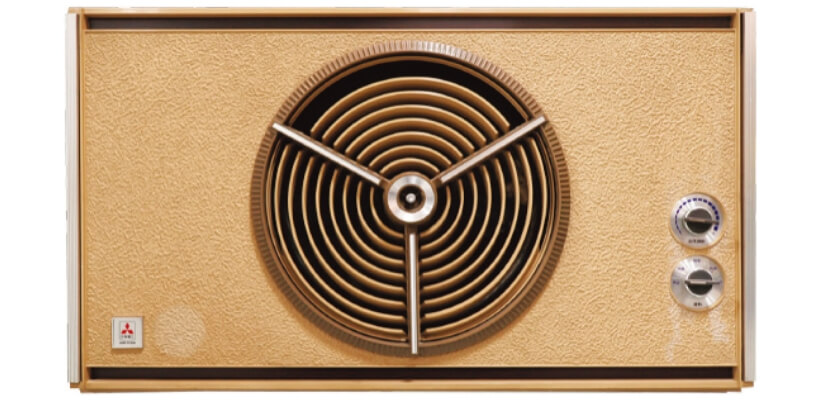 1970 年，在名古屋枇杷島工廠生產(chǎn)了日本首臺壁掛式住宅空調(diào)SR1AW